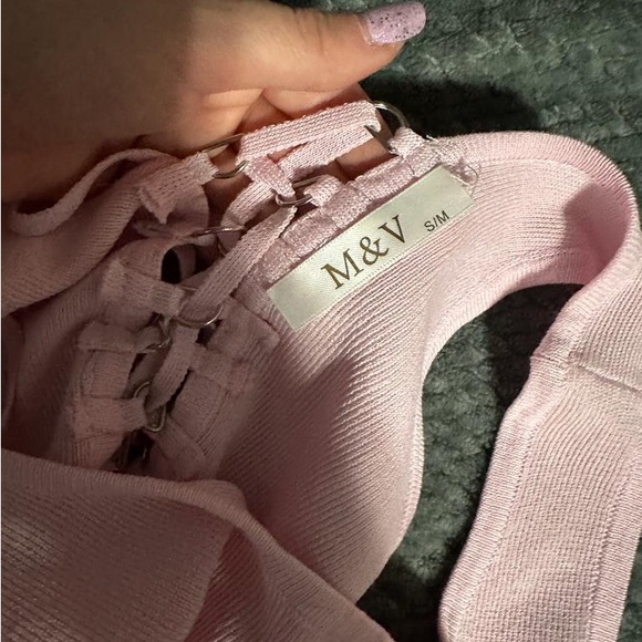 Pink Sleeveless Dress - small size - Picture 8 of 11